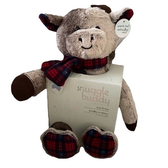 New Snuggle buddy reindeer teddy bear - Picture 1 of 4